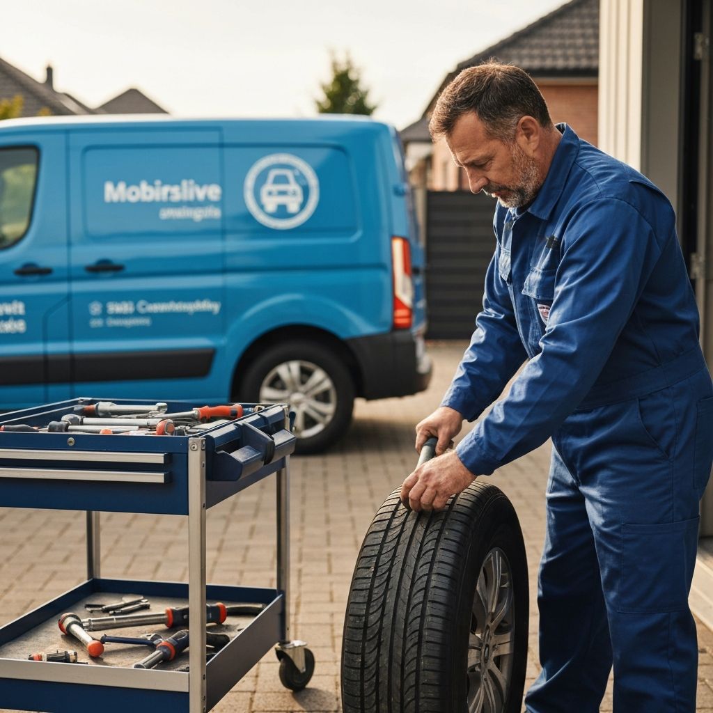 Professional tyre service